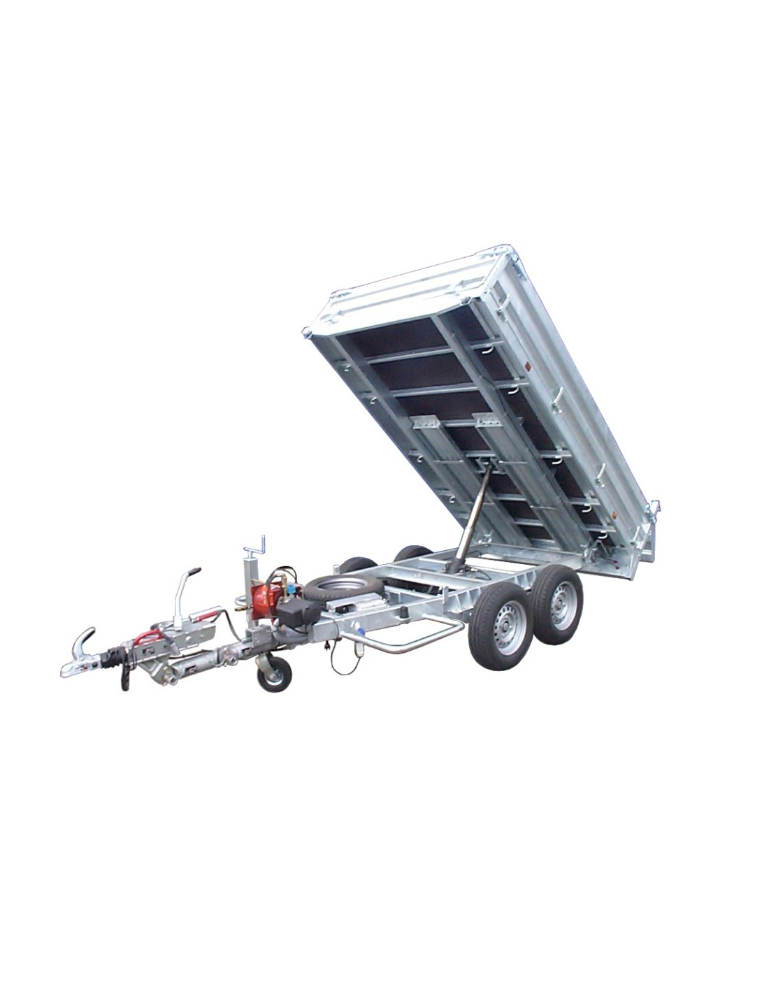 REMOLQUE VOLQUETE 2500 KG 322 X 170 VOLQUETE ELÉCTRICO + BOMBA MANUAL 39610PE